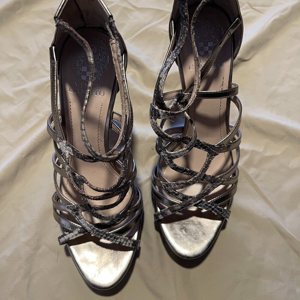 Vince Camuto Cabanna Open-Toe Heels – Women’s 9M – Worn Once